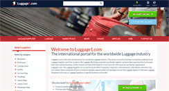 Desktop Screenshot of luggage1.com